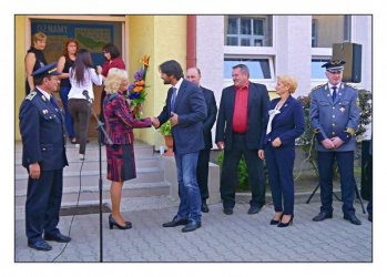 Odovzdávanie hasičského vozidla