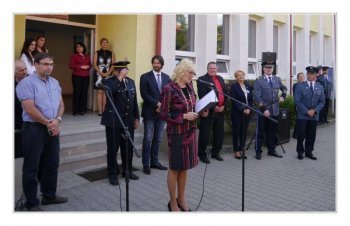 Odovzdávanie hasičského vozidla