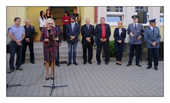 Odovzdávanie hasičského vozidla